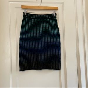 Missoni ombré knit skirt